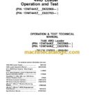 John Deere 744K 4WD Loader Operation and Test Technical Manual (TM11743)