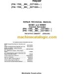 John Deere 903MH and 909MH Tracked Harvester Repair Technical Manual (TM13377X19)