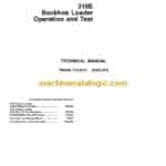 John Deere 310E Backhoe Loader Operation and Test Technical Manual (TM1648)