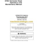 John Deere H752 Harvester Head Operator Manual (OMF062893)