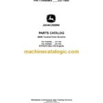 John Deere 909M Tracked Feller Buncher Parts Catalog (PC11275)