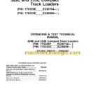 John Deere 329E and 333E Compact Track Loaders Operation and Test Technical Manual (TM12805)