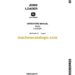 John Deere JD300 Loader Operators Manual (OMT24469)