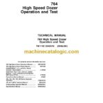 John Deere 764 High Speed Dozer Operation and Test Technical Manual (TM11192)