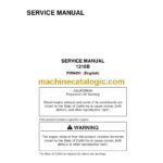 Timberjack 1210B Forwarder Service Manual (F056451)