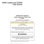 John Deere 544H Loader and TC54H Tool Carrier Operator Manual (OMT195359)
