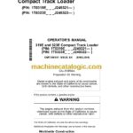 John Deere 319E and 323E Compact Track Loader Operator Manual (OMT306351)