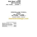 John Deere 326E Skid Steer Loader Operation and Test Technical Manual (TM13090X19)