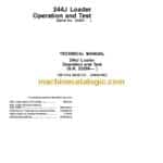 John Deere 244J Loader Operation and Test Technical Manual (TM11214)