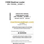 John Deere 310SK Backhoe Loader Operator Manual (OMT305678)