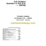 John Deere G-III Skidders Technical Manual (TM1870)