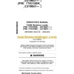 John Deere 310SK Backhoe Loader Operator Manual (OMT305690)