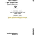 John Deere 455G and 555G TC and Direct Drive Crawler Loaders Operator Manual (OMT163973)