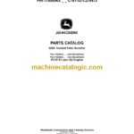 John Deere 959K Tracked Feller Buncher Parts Catalog (PC10151)