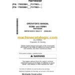John Deere 953MH and 959MH Harvester Operators Manual (OMT391165X19)