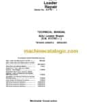 John Deere 624J Loader Repair Technical Manual (TM10245)