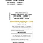 John Deere 329E and 333E Compact Track Loaders Operator Manual (OMT306304)