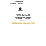 John Deere 6059, 6068 Oem Engines Parts Catalog (PC2294)
