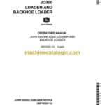 John Deere JD300 Loader and Backhoe Loader Operators Manual (OMT42365)