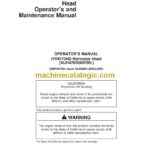 John Deere HTH470HD Harvester Head Operator Manual (OMF067264)