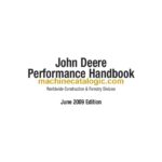 John Deere 2009 Performance Handbook