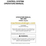 Timberjack TMC2000 Control System Operators Manual (F059588)