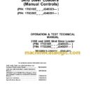 John Deere 318E and 320E Skid Steer Loaders Operation and Test Technical Manual (TM13006X19)