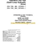 John Deere 803MH and 853MH Tracked Harvester Operation and Test Technical Manual (TM13149X19)