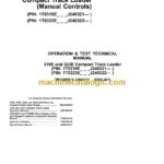 John Deere 319E and 323E Compact Track Loader Operation and Test Technical Manual (TM13008X19)