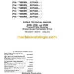 John Deere 803M, 853M, and 859M Tracked Feller Buncher Repair Technical Manual (TM13244X19)