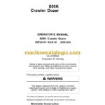 John Deere 850K Crawler Dozer Operators Manual (OMT284161)