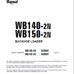 Komatsu WB140-2N, WB150-2N Backhoe Loader Shop Manual (CEBM009802)