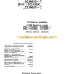 John Deere 315SK Backhoe Loader Repair Technical Manual (TM12472)