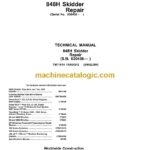 John Deere 848H Skidder Repair Technical Manual (TM11814)