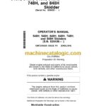 John Deere 540H, 548H, 640H, 648H, 748H, 848H Skidder Operators Manual (OMT255825)