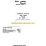 John Deere 244J Loader Repair Technical Manual (TM11215)