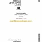 John Deere JD400 and JD401A Loaders Parts Catalog (PC980)