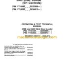 John Deere 318E and 320E Skid Steer Loader Operation and Test Technical Manual (TM13085X19)