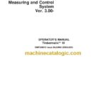 John Deere Timbermatic 10 Measuring and Control System Operator Manual (OMF069613)