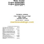 John Deere 770G, 770GP, 772G, 772GP Motor Grader Technical Manual (TM12140)