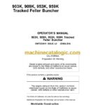 John Deere 903K, 909K, 953K, 959K Tracked Feller Buncher Operators Manual (OMT253406)