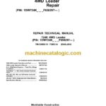John Deere 724K 4WD Loader Repair Technical Manual (TM13055X19)