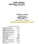 John Deere 848H Skidder Operation and Test Technical Manual (TM11798)