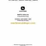 John Deere 672G, 672GP Motor Grader Parts Catalog (PC10195)