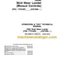 John Deere 326E Skid Steer Loader Operation and Test Technical Manual (TM13088X19)