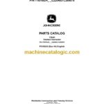John Deere 759JH Tracked Harvester Parts Catalog (PC10233)