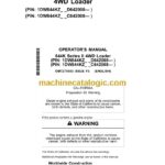 John Deere 844K Series 2, 4WD Loader Operator Manual (OMT275503)