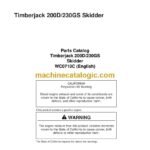 Timberjack 200D, 230GS Skidder Parts Catalog (WC0710C)