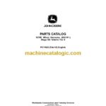 John Deere 1270E Wheel Harvester Parts Catalog (PC11025)