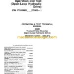 John Deere 859M Tracked Feller Buncher Operation and Test Technical Manual (TM13181X19)